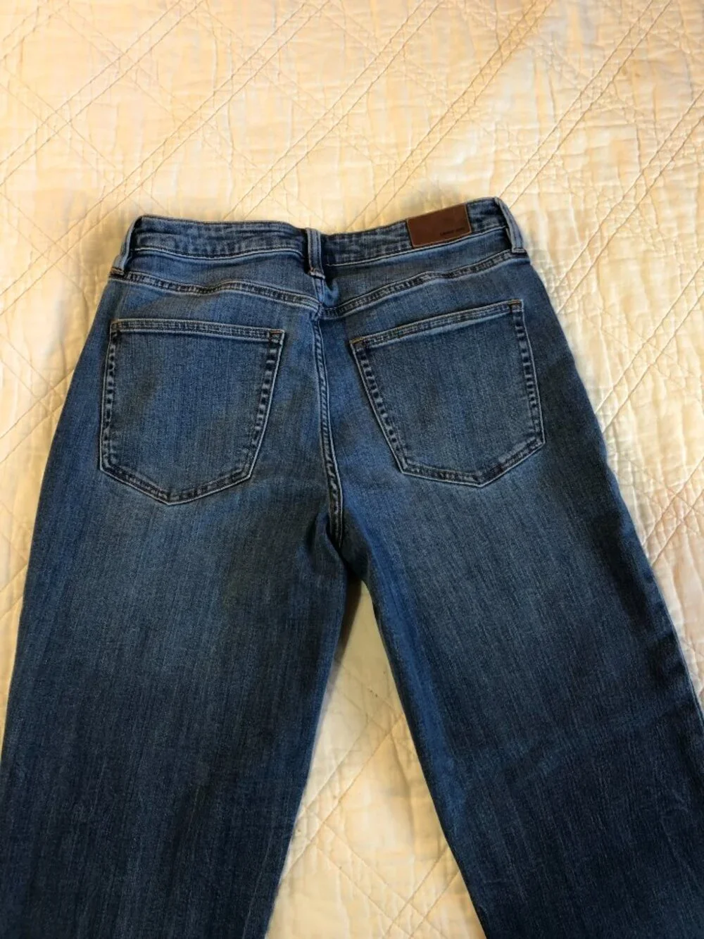 Lands End Denim Blue Jeans, Size 6